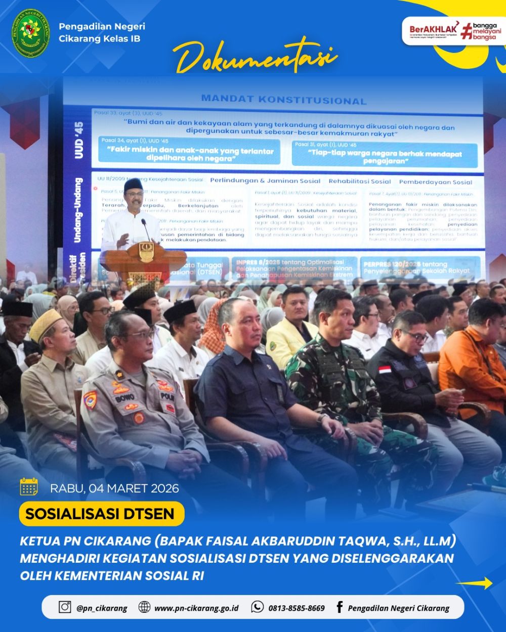 Kegiatan Sosialisasi DTSEN