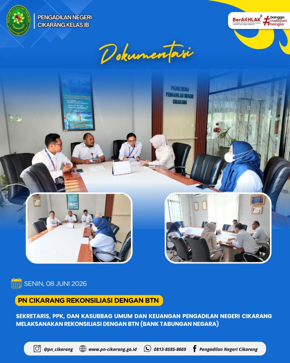 Rekonsiliasi Bersama Bank Tabungan Negara (BTN) (8 Juni 2026)